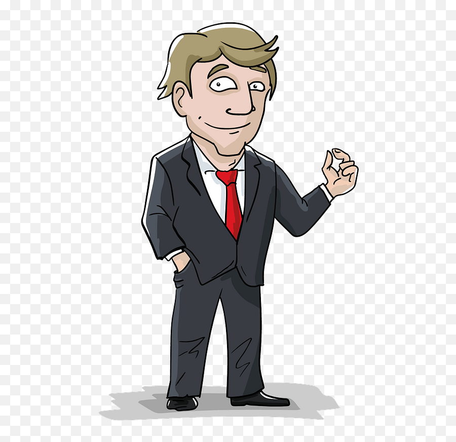 Confident Business Man Clipart Free Download Transparent - Confident Man Clipart Png,Person Clipart Png