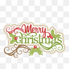 Merry Christmas Png File - Cute Transparent Background