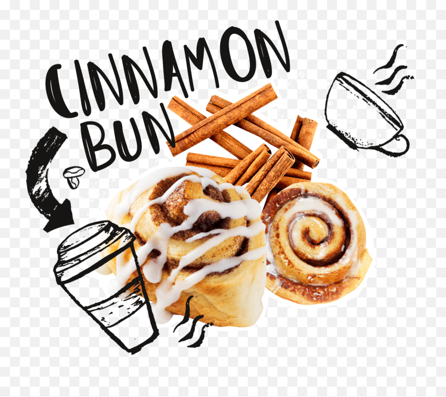 Free Trial Messy Bun - Cinnamon Bun Coffee Cinnamon Roll Png,Cinnamon Roll Png