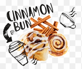 Free Trial Messy Bun - Cinnamon Bun Coffee Cinnamon Roll Png,Cinnamon Roll Png