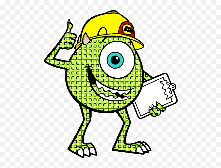 Iu0027ve Attached An Xcf File Of Mike I Just Did And You - Mike Monsters Inc Coloring Pages Png,Mike Wazowski Png