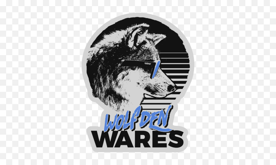 Die Cut Stickers U2013 Wolf Den Wares - Wall Clock Png,Werewolf Logo
