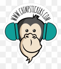 Download Fones Chimp Stickers - Sticker Png Image With No Clip Art,Chimp Png
