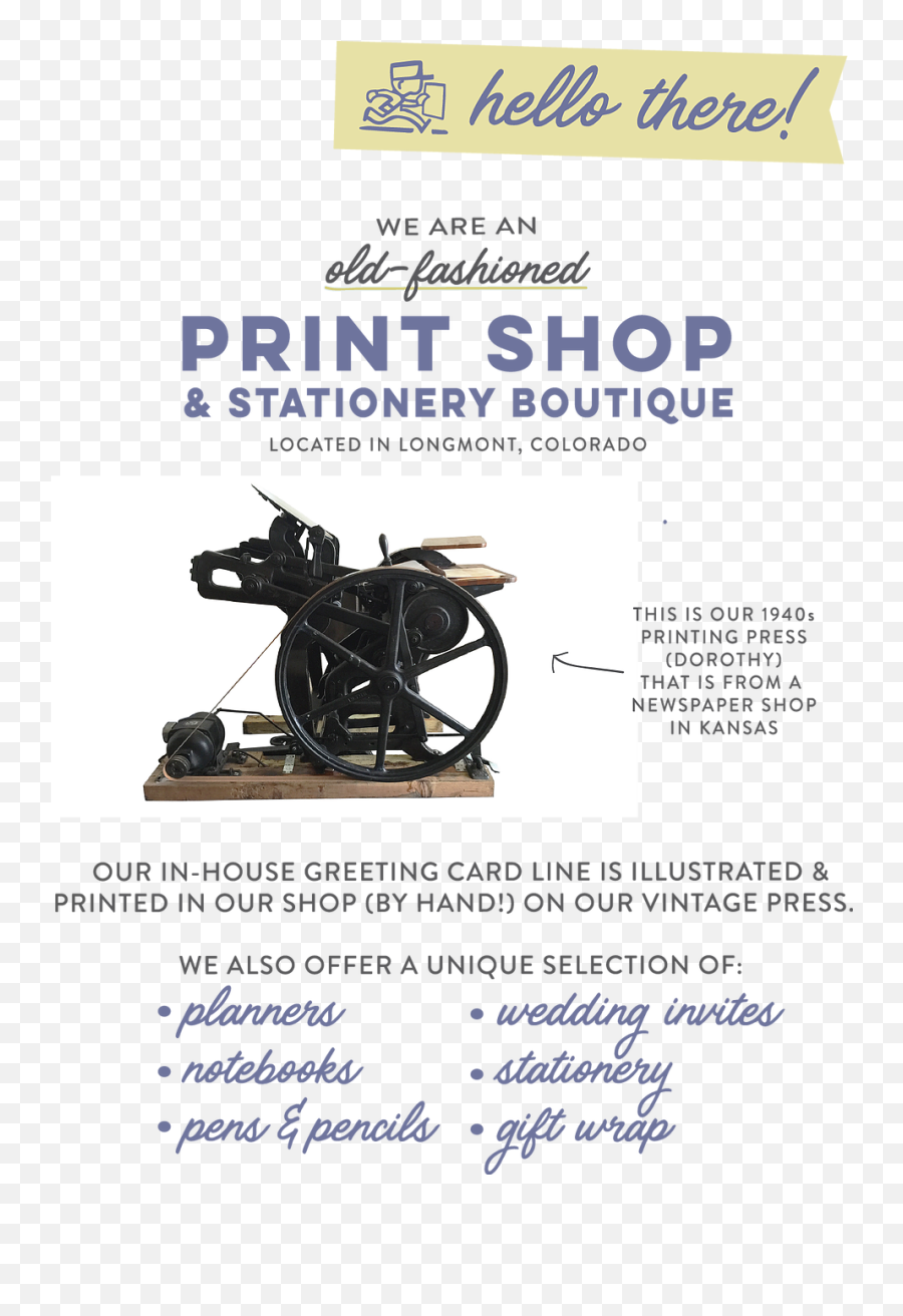 Violet Press Letterpress Printing Boulder Denver - Flyer Png,Retail Png