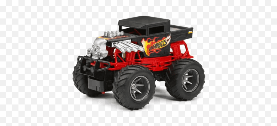Bright Rc 1 24 Scale Hot Wheels Monster Truck - Bone Shaker Monster Truck Hot Wheels Bone Shaker Png,Monster Truck Png