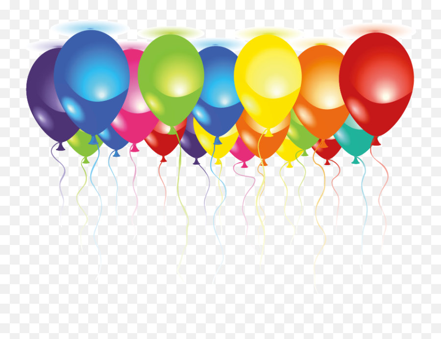Birthday Cake Happy To You Clip Art - Happy Birthday Vector Png,Happy Birthday Balloons Png