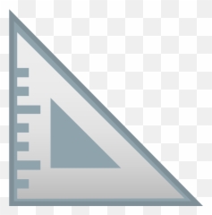 Triangular Ruler Free Icon Of Noto Emoji Objects - Ruler png
