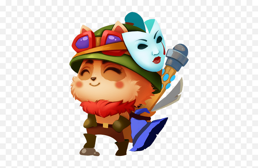 Sticker Teemo 25 Vk Download Free - Cartoon Png,Teemo Png