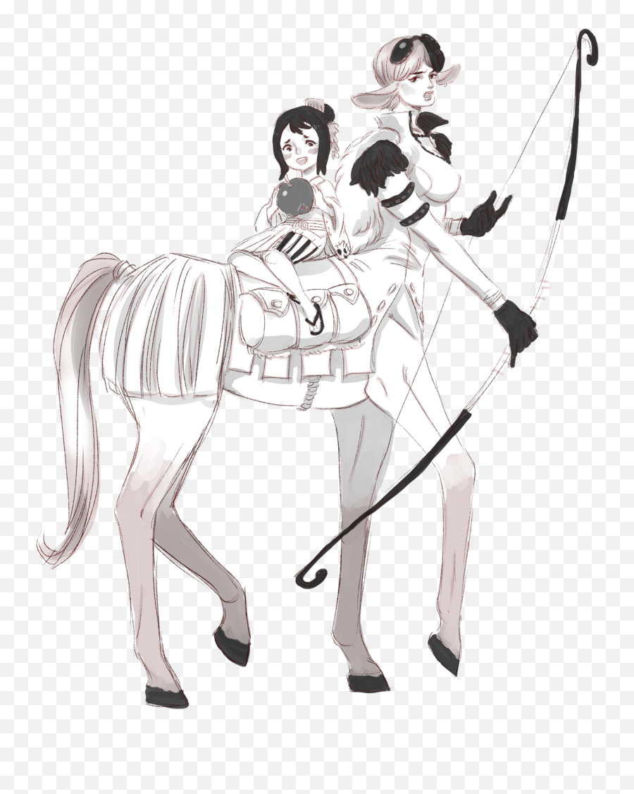 Redraw For Trying To Draw A Centaur Png - One Piece Centaur,Centaur Png