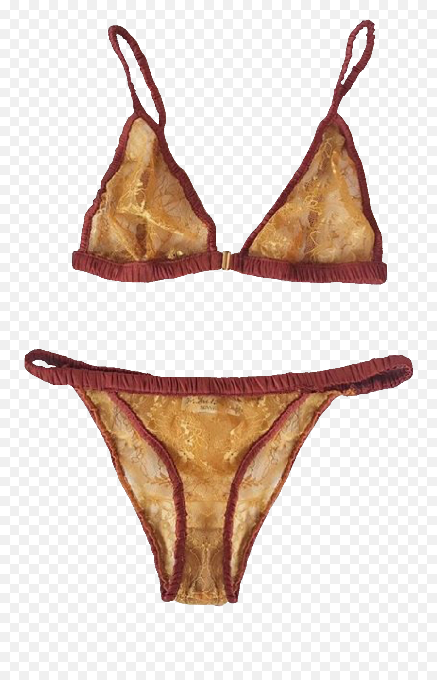Gold And Rust Two - Lingerie Top Png,Swimsuit Png