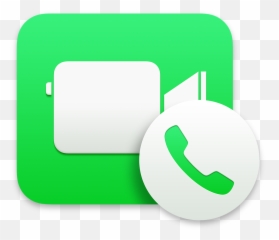 Mac Os X Clipart Png - Facetime Logo Transparent Icon For Video Call App