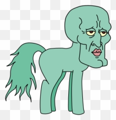 Download Squidward Wallpaper - Handsome My Little Pony png