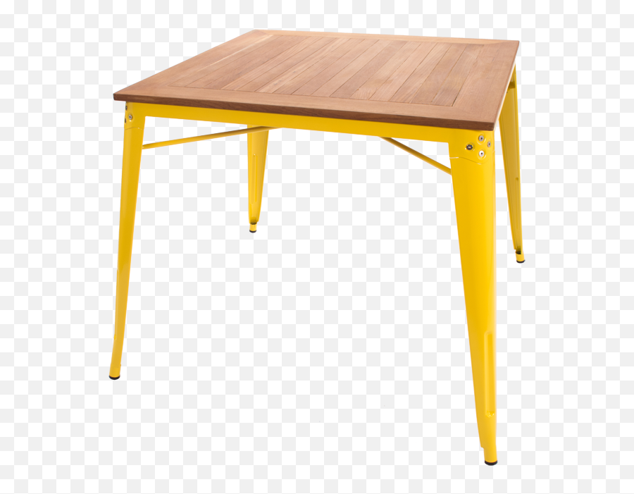 Dining Table Tolix Style Outdoor - Eettafel Geel Png,Outdoor Table Png