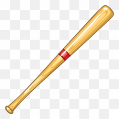 Baseball Bat Clipart Png - Vector