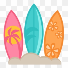 Tabla De Surf Hawaiana Png - Transparent Background Surfboard Clipart