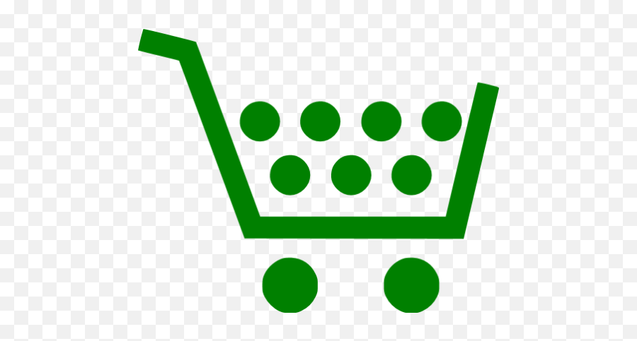 Green Cart Icon - Green Shopping Cart Icon Png,Cart Icon Png