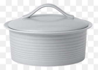 Get Gordon Ramsay By Royal Doulton Maze Light Grey Round - Casserole png