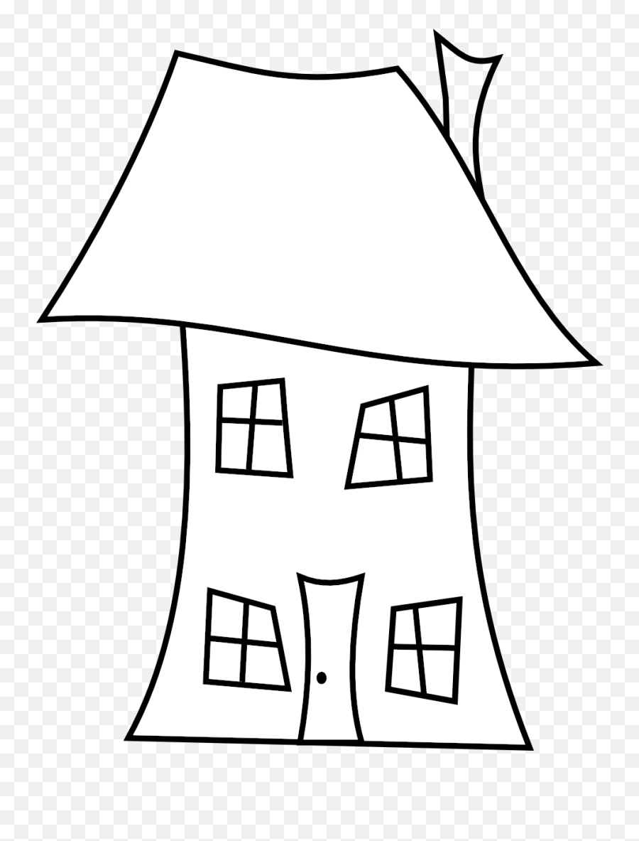House Picture Library Png Files - Clipart Cartoon House Outline,Line Drawing Png