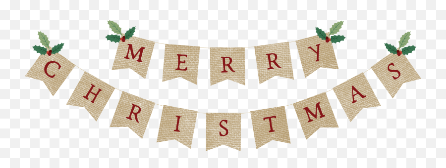 Merry Christmas Banner Print Cut File - Merry Christmas Banner To Print Png,Merry Christmas Banner Png