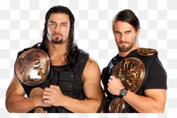 How Many Times Did Roman Reigns Win All - Roman Reigns Tag Team Championship Png,Seth Rollins Transparent