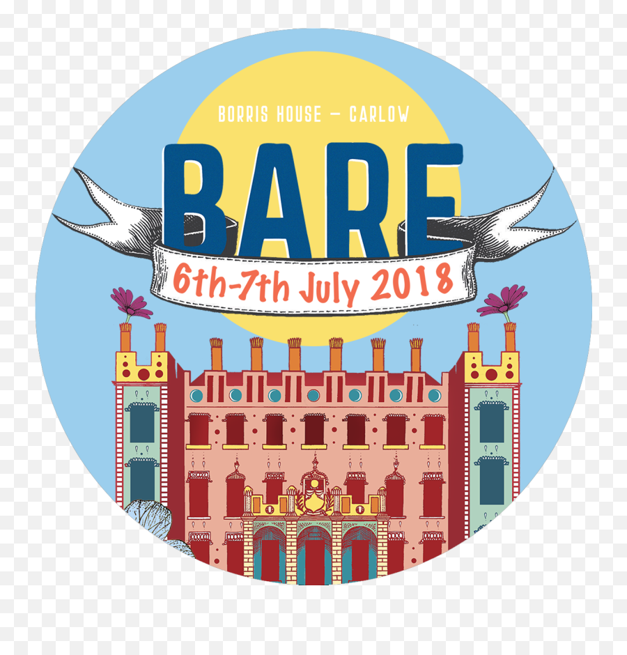 Bare Round Logo With Address U2013 Carlow Garden Trail - Bare Festival Png,Round Logo