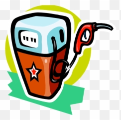 Clipart Of Cartoon Gas Pump - Petrol Pump Animation Png