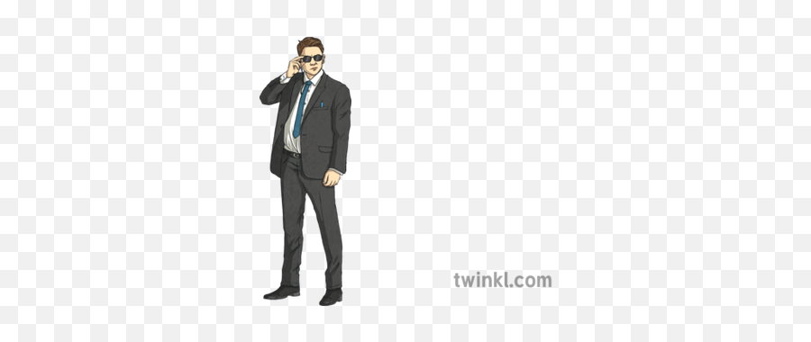 Male Adult Spy Secret Agent Detective Code English Ks2 - Tuxedo Png,Secret Agent Icon