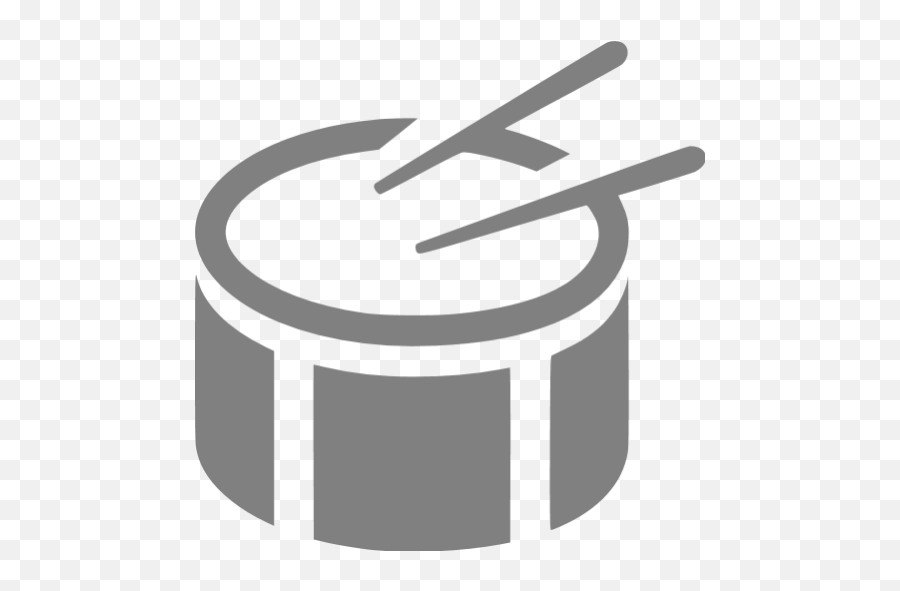 Gray Side Drum Icon - Drums Icon Png,Percussion Icon