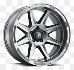 Icon Wheels - Gunmetal png
