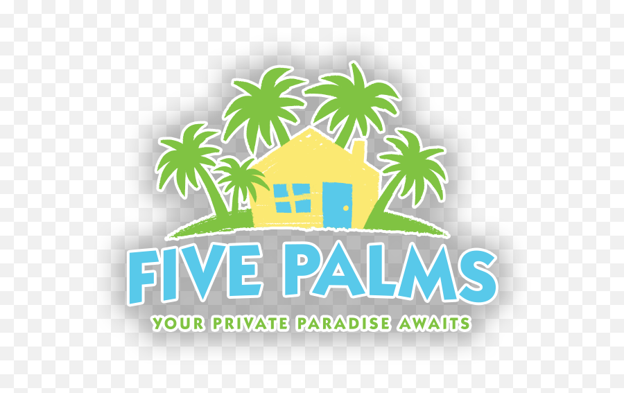 Home - Five Palms Your Private Paradise Awaits Graphic Design Png,Palm Tree Logo