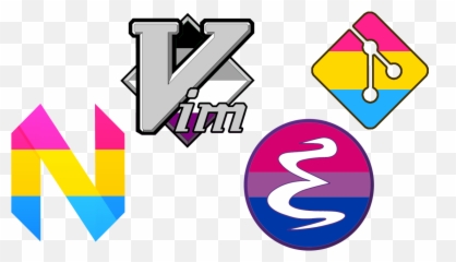 Foss Software Icons Using Pride - Transparent Vim Logo png