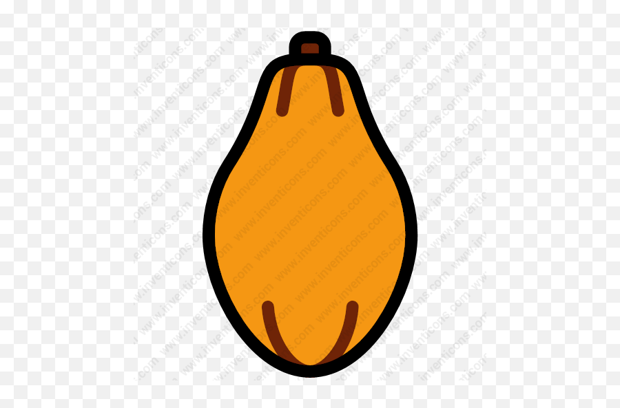Download Papaya Vector Icon - Winter Squash Png,Papaya Icon