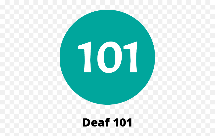 Topic Deaf 101 National Center - 101 Logo In Circle Png,Cool Icon Numbers