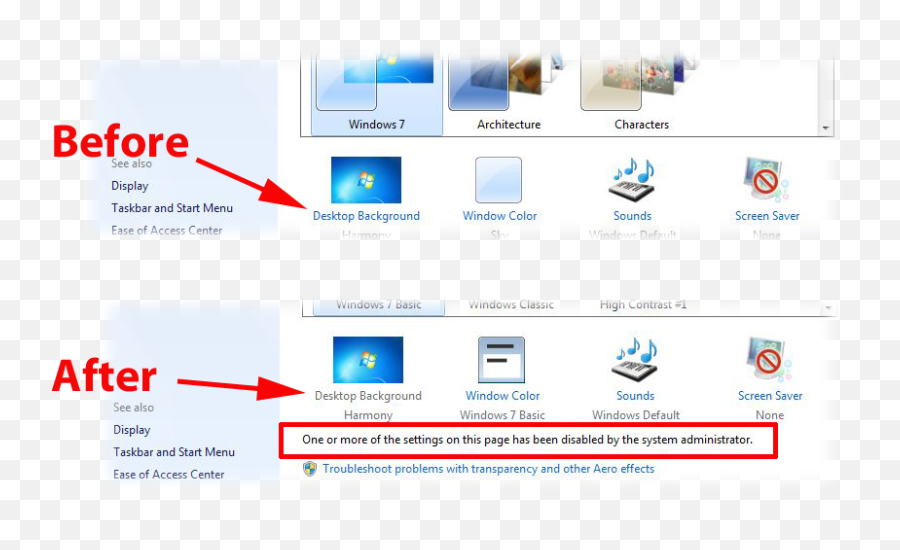 Prevent Users Changing Desktop Wallpaper With Group Policy - Technology Applications Png,How Do I Put An Icon On The Desktop For All Users In Windows 7