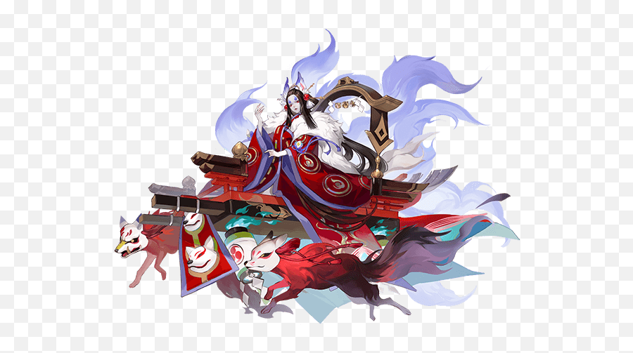 Blazing Tamamonomae - Tamamo No Mae Onmyoji Sp Png,Tamamo No Mae Icon