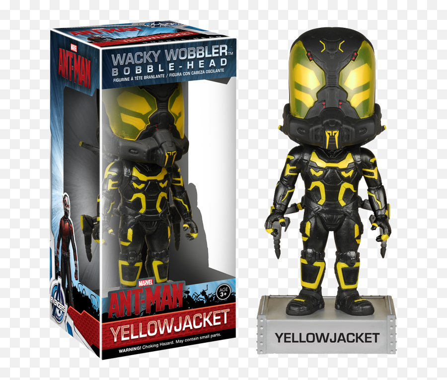 Ant - Man Yellowjacket Wacky Wobbler Yellow Jacket Funko Pop Png,Antman Png