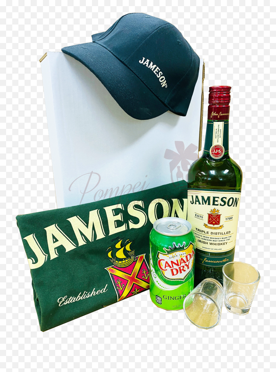 Classic Jameson Irish Whiskey Gift Set - Glass Bottle Png,Gift Basket Icon