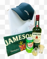 Classic Jameson Irish Whiskey Gift Set - Glass Bottle png