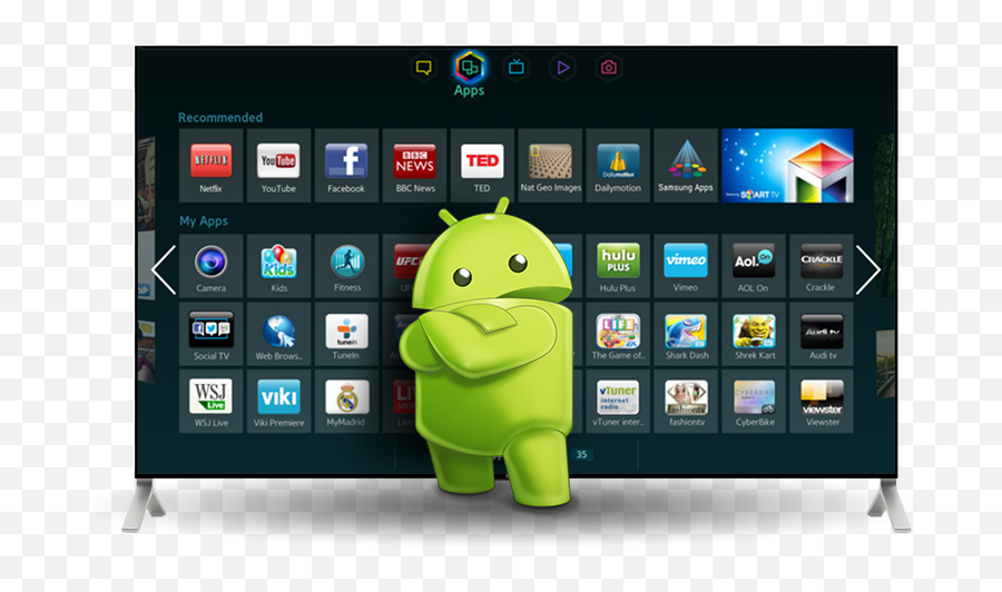 Hire Android Tv Developer - 4 Way Technologies Tv App Smart Tv App Samsung Png,Dailymotion Icon