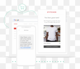 Abandoned Cart U0026 Visitor Recovery Email Solution Cartstack - Smart Device png