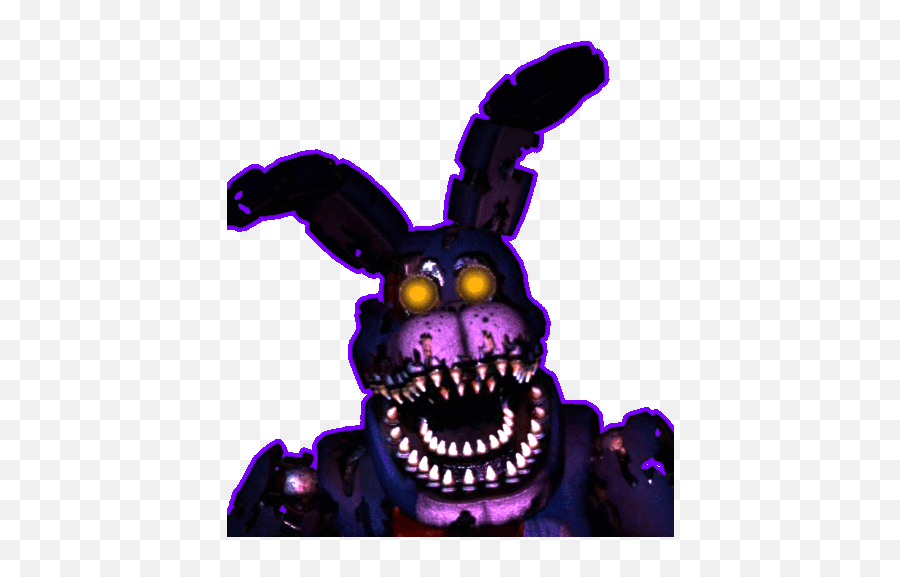 Fnaf4 Nightmare Bonnie Sticker - Fnaf4 Nightmare Bonnie Bonnie Five Nights At 4 Nightmare Png,Fnaf 4 Icon