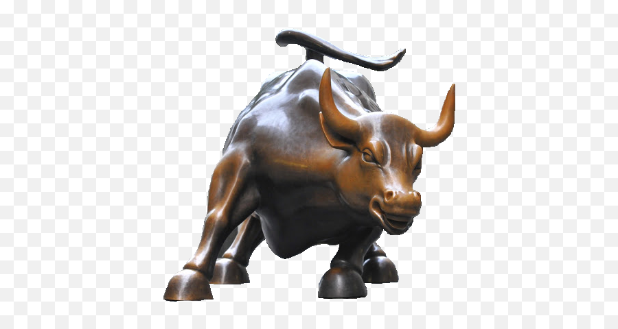 Charging Bull Wall Street Cattle Bronze Sculpture - Wall New York Bull Png,Charging Bull Icon