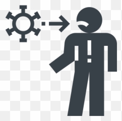 Viral Icon Coronavirus Intect Host Human Png