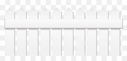 White Wood Fence Png Transparent