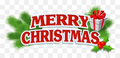 Merry Christmas Decor With Gift Png - Tree,Christmas Gift Png