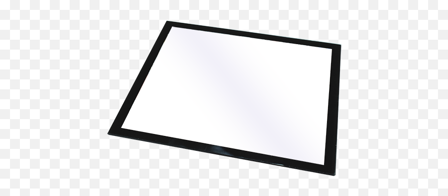 Glass Placemat 210x268 With Black Border Pack Of 20 - Whiteboard Png,Black Border Transparent