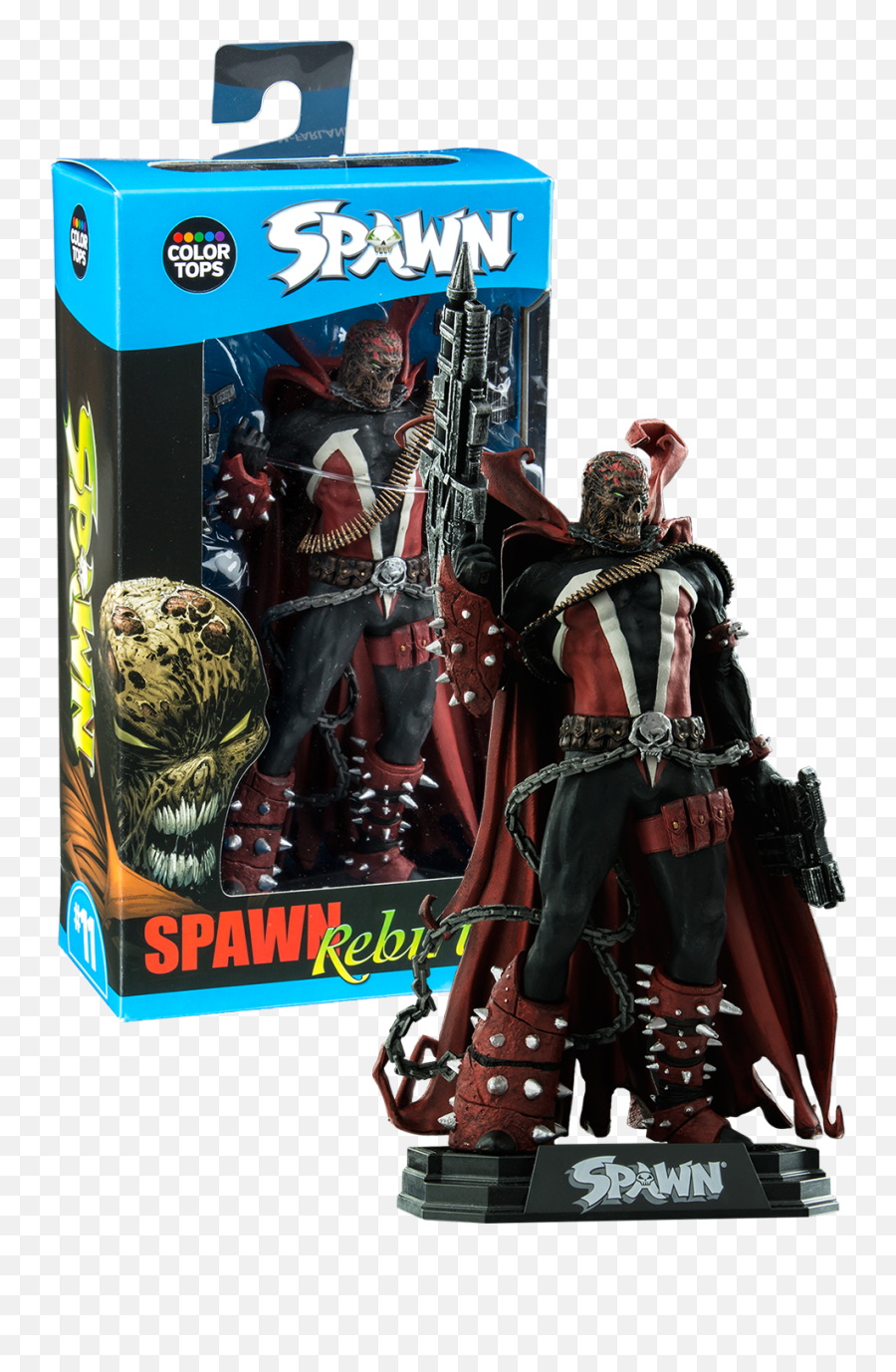 Spawn Color Tops Action Figure - Spawn Rebirth Figure Png,Spawn Png