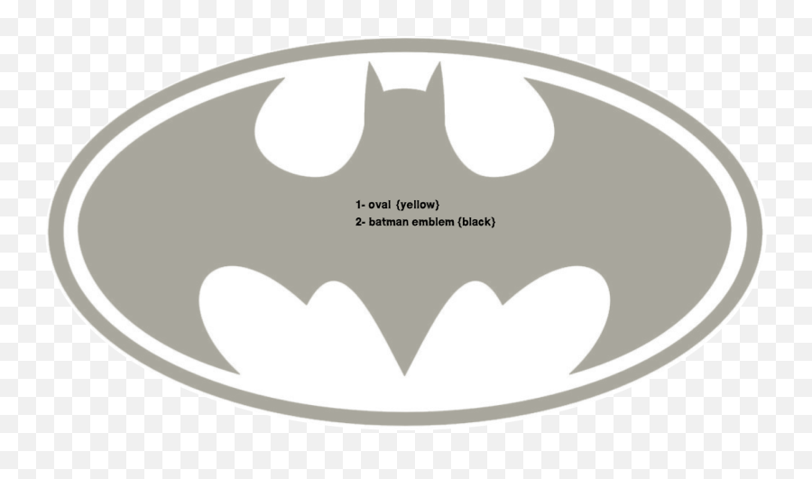 Batman Symbol Stencil Clipart Library - Transparent Background Batman Logo Outline Png,Batman Logo Outline