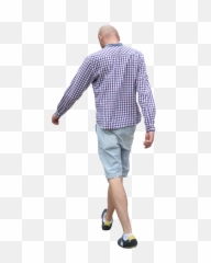 Cut Out Man Walking Png - Casual People