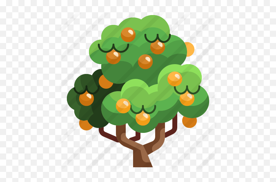 Fruit Tree - Illustration Png,Fruit Tree Png